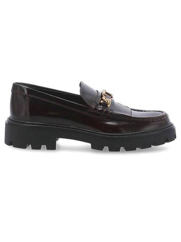 Fringe metal leather loafers - TOD'S - BALAAN 1