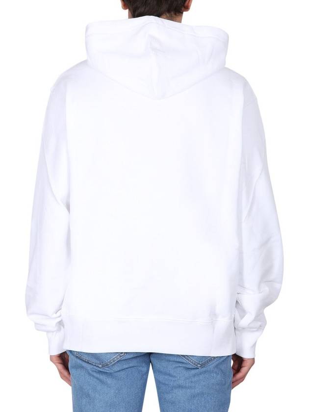 Men's Hooded White - MOSCHINO - BALAAN 4