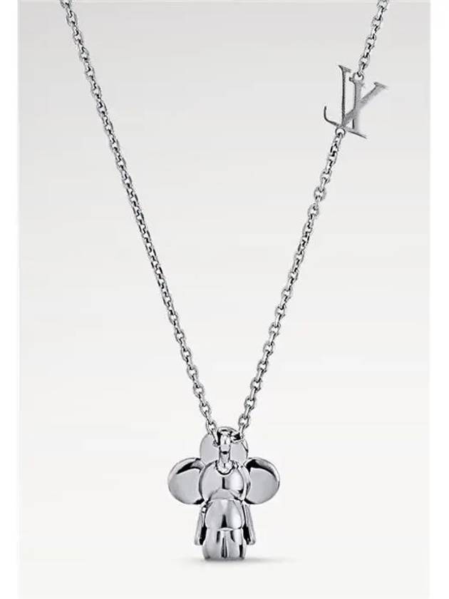 Vivienne Pendant Necklace Silver - LOUIS VUITTON - BALAAN 4