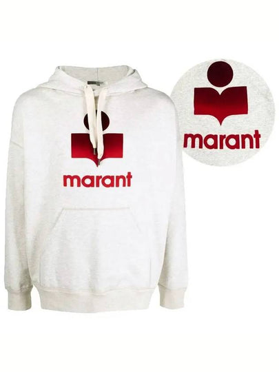 Men's Miley Hood Ecru Red Ivory - ISABEL MARANT - BALAAN 2