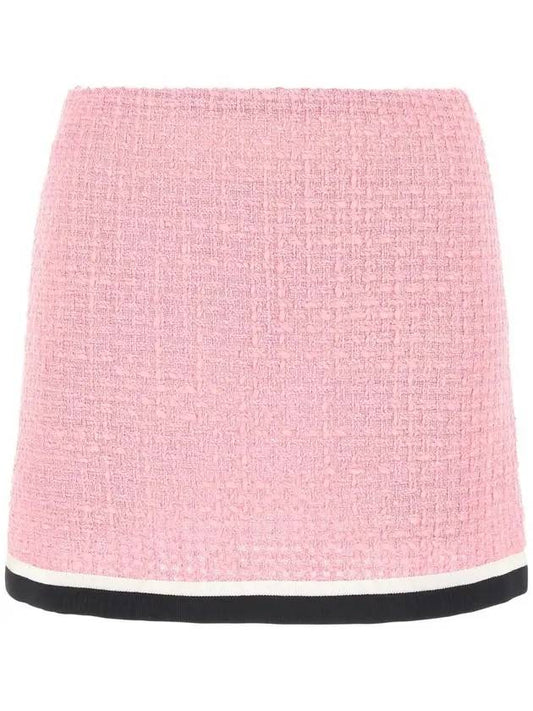 H-line skirt pink - MIU MIU - BALAAN 1
