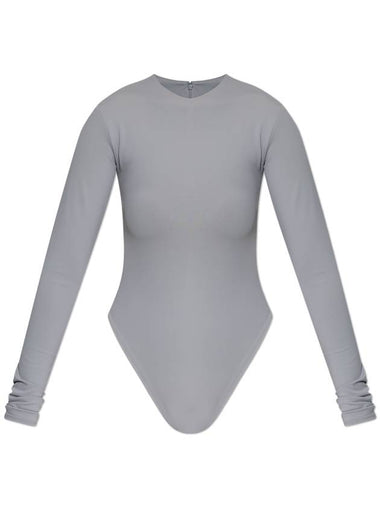 ENTIRE STUDIOS Long Sleeve Bodysuit, Women's, Grey - ENTIRE STUDIOS - BALAAN 1