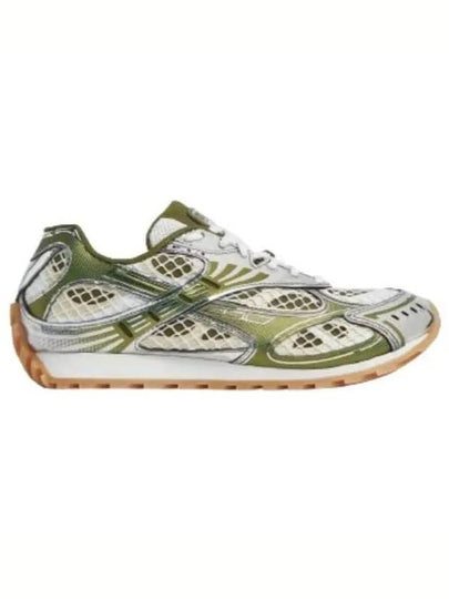 Orbit Mesh Rubber Low Top Sneakers Green - BOTTEGA VENETA - BALAAN 2