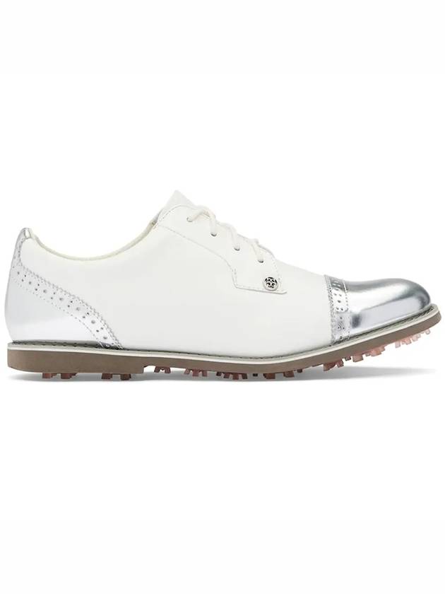 Women's Gallivator Cap Toe Spikelees Snow Sharkskin - G/FORE - BALAAN 3