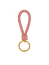 Intrecciato Lambskin Key Holder Pink - BOTTEGA VENETA - BALAAN 2