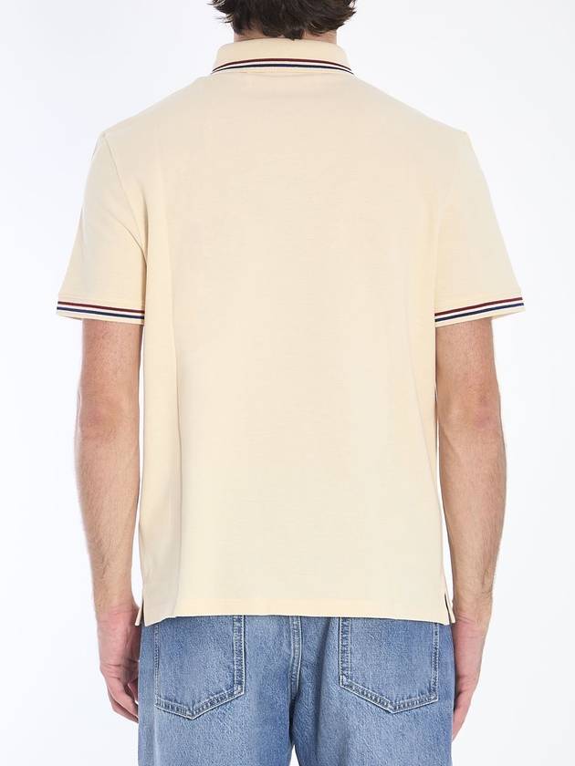 Piqué cotton polo shirt - VALENTINO - BALAAN 4