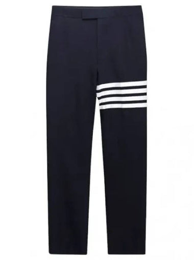 Diagonal Stripe Plain Weaving Wool Slacks Men s Suit Pants - THOM BROWNE - BALAAN 1