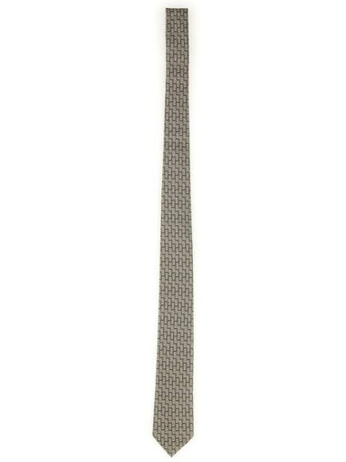 Salvatore Ferragamo Gancini Monogram Jacquard Tie - SALVATORE FERRAGAMO - BALAAN 1