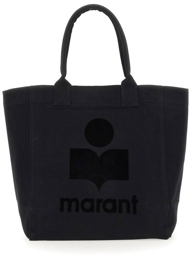 Yenky Logo Tote Bag Black - ISABEL MARANT - BALAAN 2