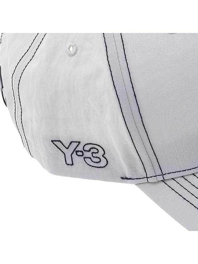 Stitch Logo Ball Cap White - Y-3 - BALAAN 8