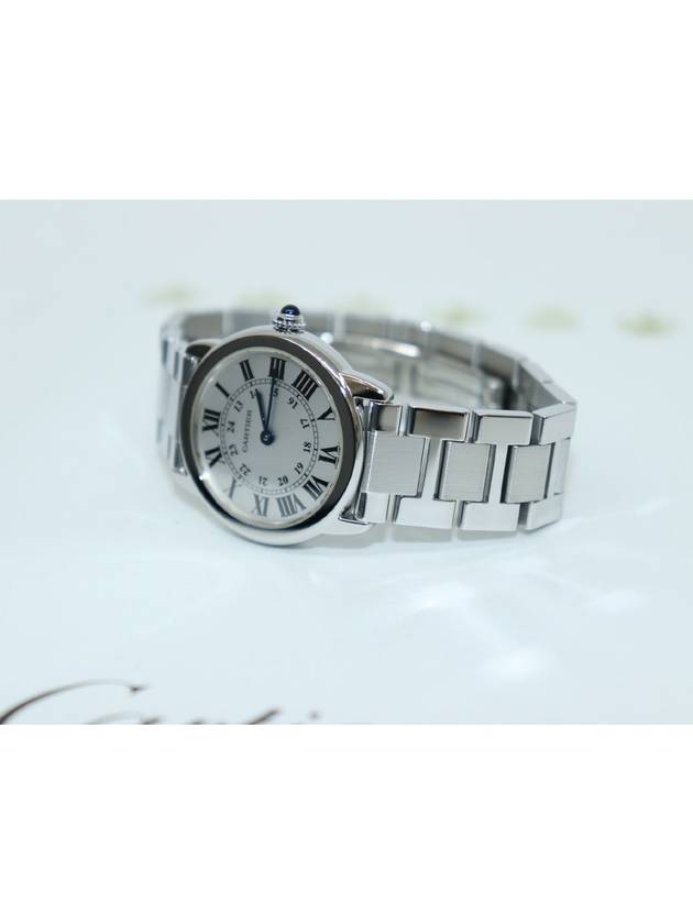 Really clean genuine Ronde Solo 29mm steel watch purchased at Lotte Department Store W6701004 - CARTIER - BALAAN 9