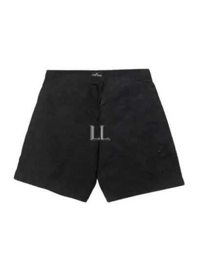 Shadow Project Hidden Badge Swim Shorts Black - STONE ISLAND - BALAAN 2