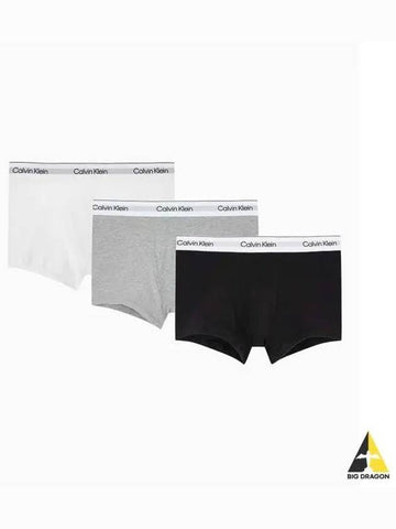 UNDERWEAR Men s Modern Cotton Trunks 3PK NB3963MP1 - CALVIN KLEIN - BALAAN 1