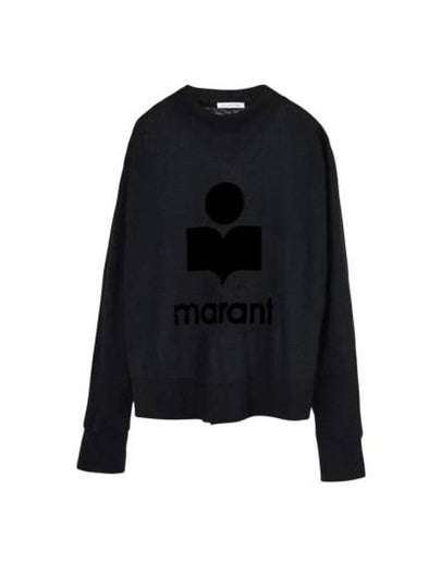 Kilsen Logo Print Sweatshirt Black - ISABEL MARANT - BALAAN 2