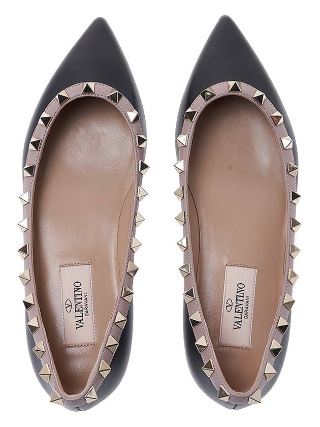 Roman Stud Flat Black - VALENTINO - BALAAN 7