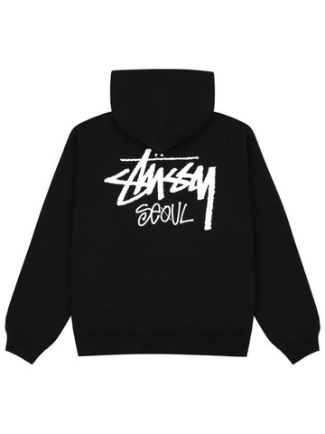 Stock Seoul Hoodie 2024 Black Women - STUSSY - BALAAN 1