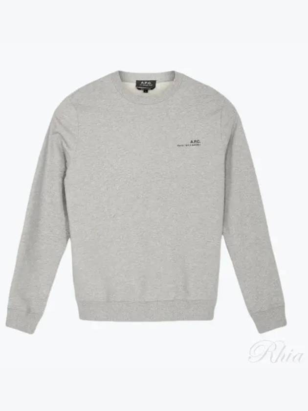 Men's Item Logo Sweatshirt Grey - A.P.C. - BALAAN 2