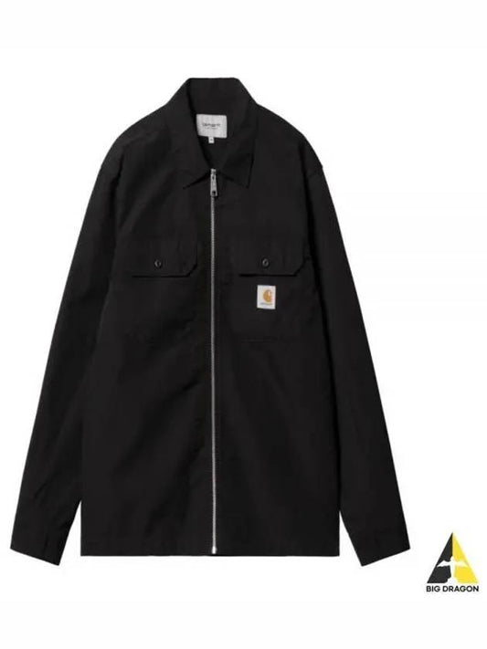 Craft Shirt Zip-up Jacket Black - CARHARTT WIP - BALAAN 2