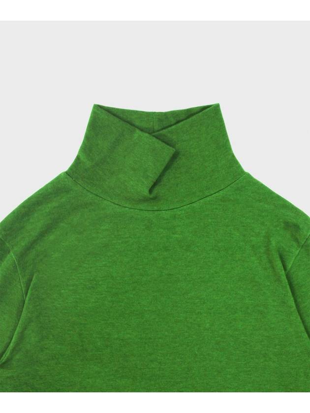 Stitch Turtle Neck Tee Forest Green - DENSITY - BALAAN 8