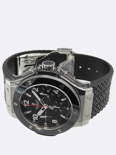 301 SB 131 RX Big Bang Ceramic Chronograph 44MM Black Structured Rubber Strap Men s Watch - HUBLOT - BALAAN 2