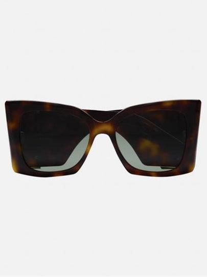 Eyewear Oversize Frame Sunglasses Havana Brown - SAINT LAURENT - BALAAN 2