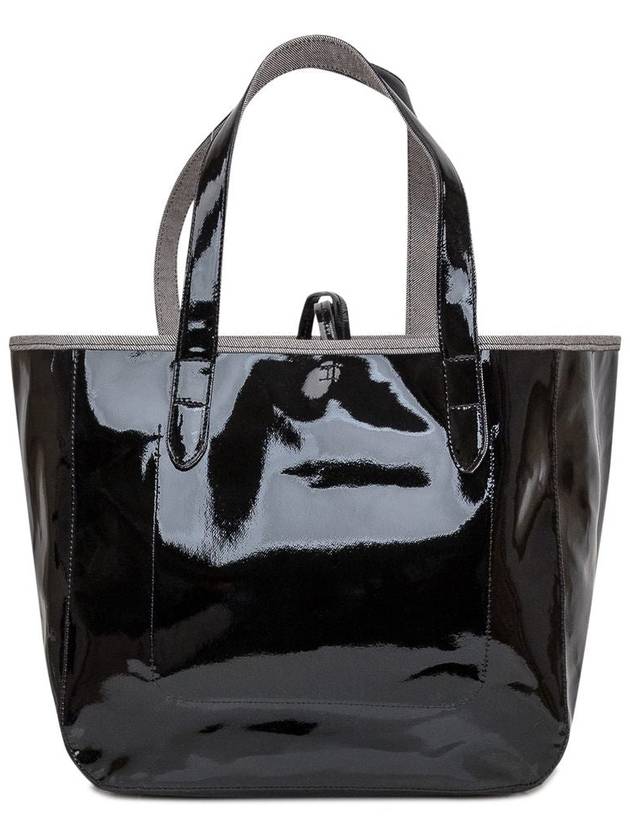 Coated Denim Belt Tote Bag Black - JW ANDERSON - BALAAN 4