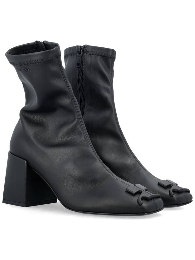 Women s Re Edition Square Middle Boots Black - COURREGES - BALAAN 3