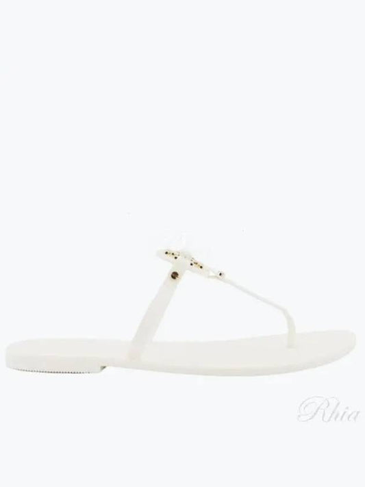 Miller Mini Flat Thong Flip Flop Ivory - TORY BURCH - BALAAN 2