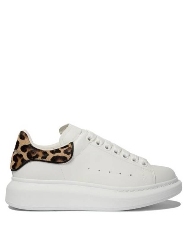 Leopard Tab Low Top Sneakers White - ALEXANDER MCQUEEN - BALAAN 1