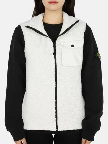 Stone Kids Waffen Patch Fleece Vest 14A 771662043 V0097 271184 1065041 - STONE ISLAND - BALAAN 1