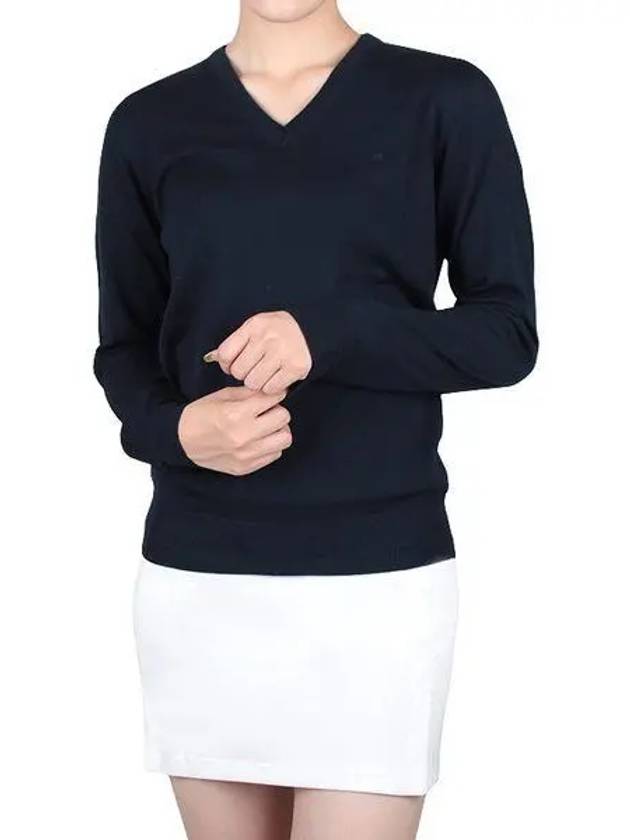 Women's Amaya Golf Knit Navy - J.LINDEBERG - BALAAN 2