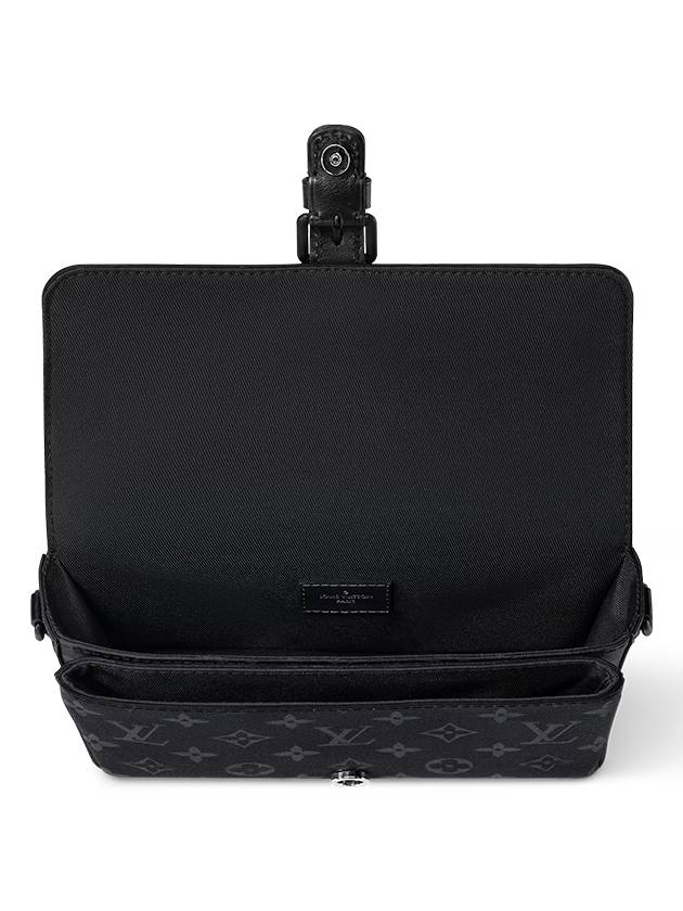 Montsouris Monogram Eclipse Cross Bag Black - LOUIS VUITTON - BALAAN 3