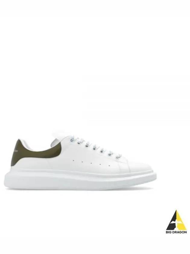 Oversized Leather Low Top Sneakers White - ALEXANDER MCQUEEN - BALAAN 2