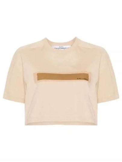 Sandre Short Sleeve T-Shirt Beige - A.P.C. - BALAAN 2