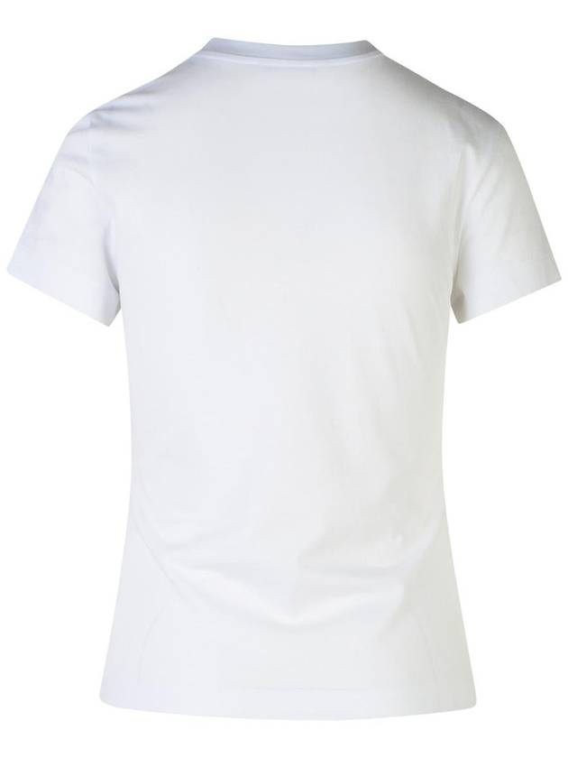 Moschino Jeans White Cotton T-Shirt - MOSCHINO - BALAAN 3