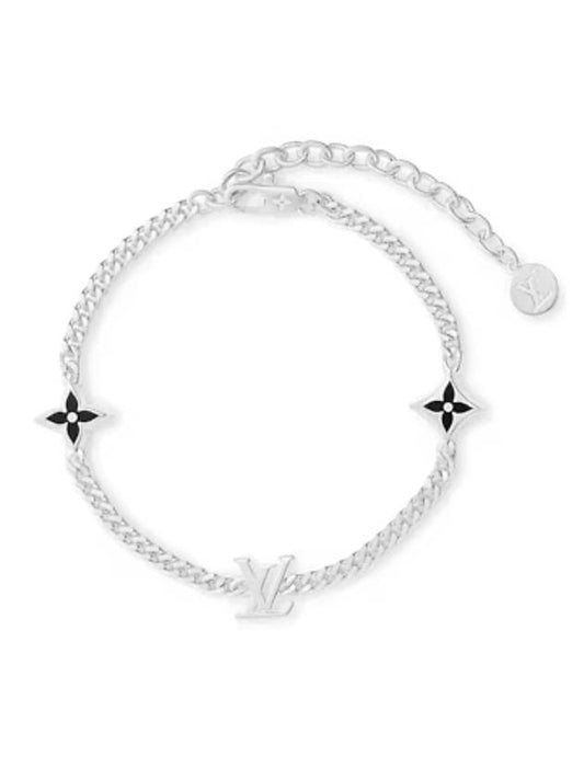 LV Spike Bracelet Silver - LOUIS VUITTON - BALAAN 1