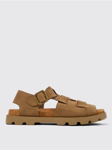 Brutus Nubuck Sandals Brown - CAMPER - BALAAN 1