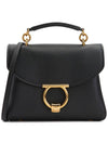 Gancini Small Tote Bag Black - SALVATORE FERRAGAMO - BALAAN 2