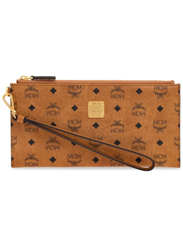 MCM Wallet With Monogram, Women's, Brown - MCM - BALAAN 1