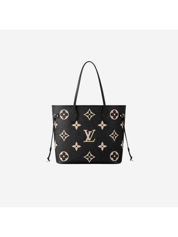 Neverfull MM Monogram Empreinte Tote Bag Black - LOUIS VUITTON - BALAAN 1