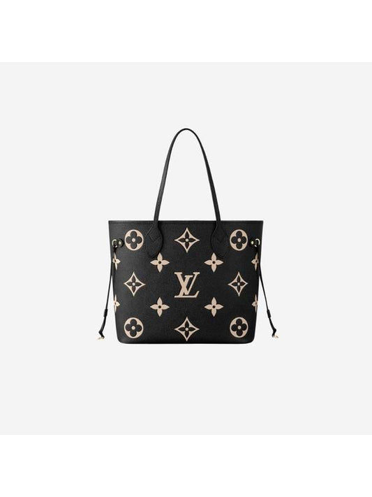 Neverfull MM Monogram Empreinte Tote Bag Black - LOUIS VUITTON - BALAAN 1