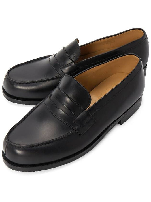 Men's Leather Loafers Black - J.M. WESTON - BALAAN 2