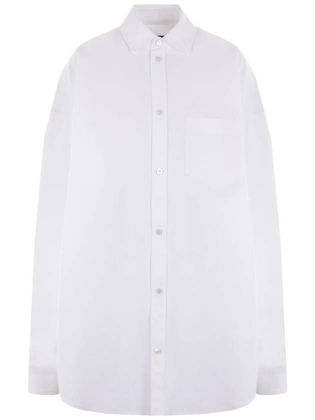 Outerwear Large Fit Shirt White - BALENCIAGA - BALAAN 2