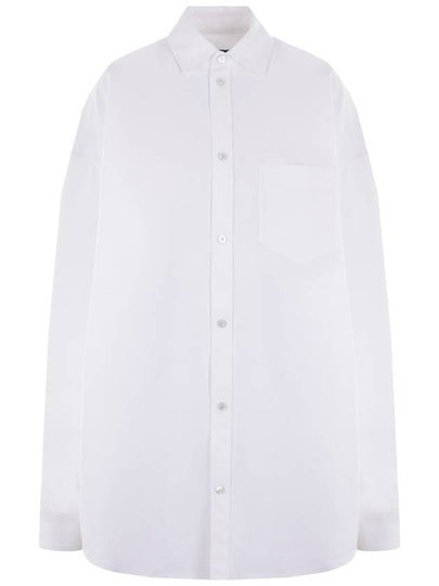 Outerwear Large Fit Shirt White - BALENCIAGA - BALAAN 2