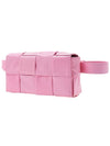 Intrecciato Cassette Mini Belt Bag Pink - BOTTEGA VENETA - BALAAN 3