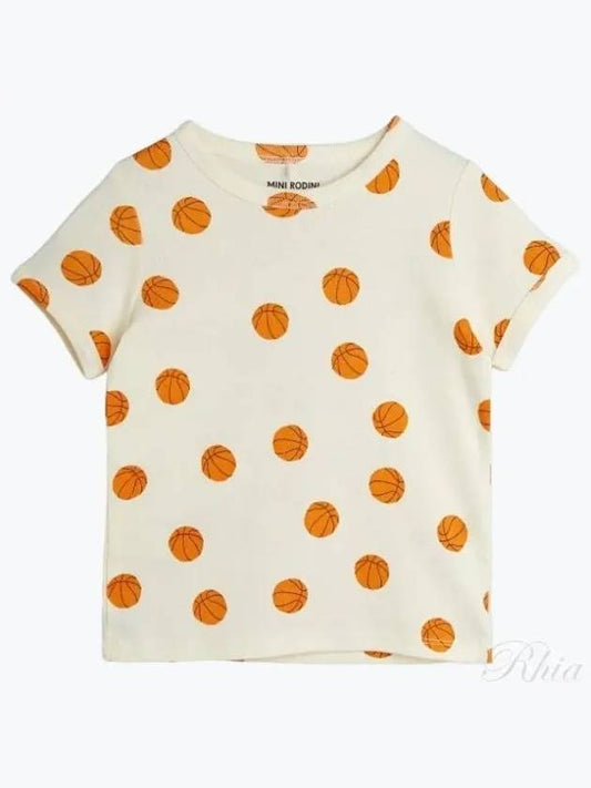 Kids short sleeve t shirt 2422013311 OFFWHITE - MINI RODINI - BALAAN 1