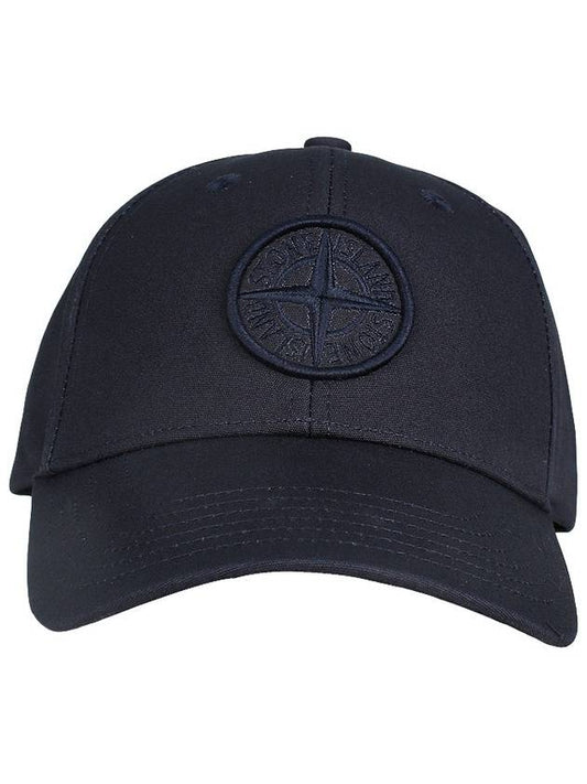 6 Panel Ball Cap Navy - STONE ISLAND - BALAAN 2