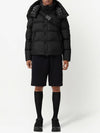 Detachable Sleeve Hoodie Padded Black - BURBERRY - BALAAN 4