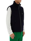 Albino Cashmere Down Vest Navy - PRADA - BALAAN 4