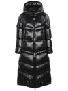 Chanon Quilted Long Hooded Nylon Padding Black - MONCLER - BALAAN 3